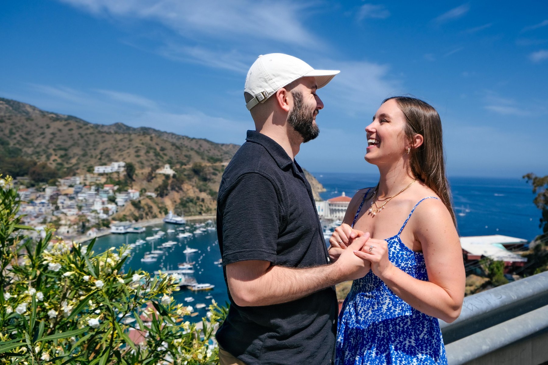 Peter and Renee by the harbor